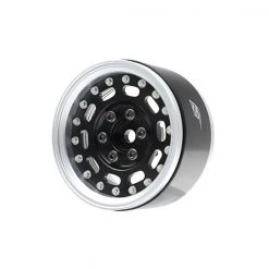 Boom Racing - ProBuild™ 1.9" MAG-10 Adjustable Offset Aluminum Beadlock Wheels (2) Flat Silver/Black