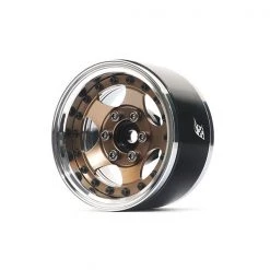 Boom Racing - ProBuild™ 1.9" SV5 Adjustable Offset Aluminum Beadlock Wheels (2) Chrome/Bronze