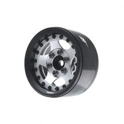 Boom Racing - ProBuild™ 1.9" SV5 Adjustable Offset Aluminum Beadlock Wheels (2) Matte Black/Flat Silver