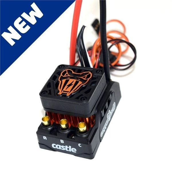 Castle Creation - Castle Copperhead 10 16.8V Waterproof Sensored ESC 3 Castle Creation - Castle Copperhead 10 16.8V Waterproof Sensored ESC