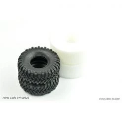 Cross-RC - Blackrock Tires, (pr.) Super Soft W/ Inserts, 115/45/1.9"