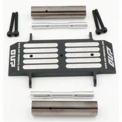 Cross-RC - CNC Aluminum Center Skid Plate W/Rollers (fits All Demons)