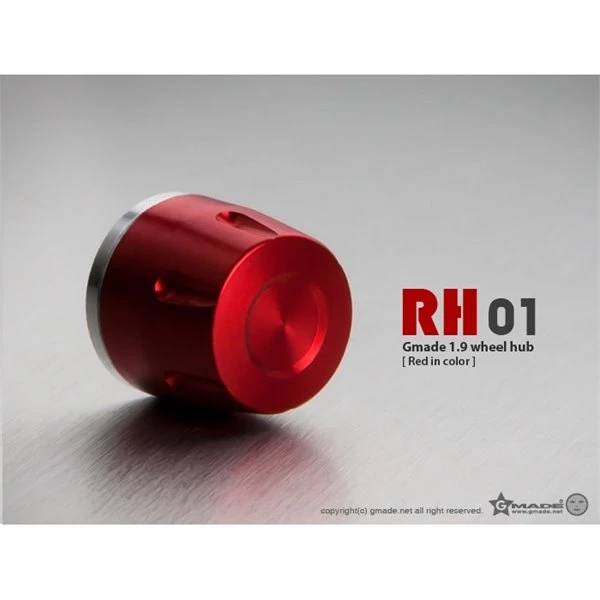 Gmade - 1.9 RH01 Wheel Hubs (Red) (4) 3 Gmade - 1.9 RH01 Wheel Hubs (Red) (4)