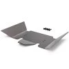 Gmade - GR01 Aluminum Skid Plate (Titanium Gray): GOM 2 Gmade - GR01 Aluminum Skid Plate (Titanium Gray): GOM -Outlet Pieces Store Gmade GR01 Aluminum Skid Plate Titanium Gray 1017