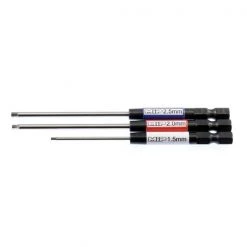 MIP - IP Speed Tip Hex Driver Power Tool Tip Set (Metric) (3) (1.5, 2.0 & 2.5mm)