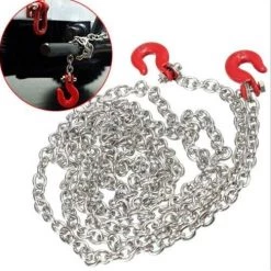Other - 1/10 Scale Metal Tow Chain With Hooks (Length 96cm)