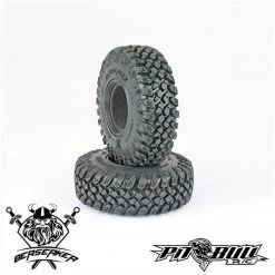 Pitbull RC - Braven Berserker 1.55" Scale Crawler Tires, Alien Kompound, W/ Foams, (2)