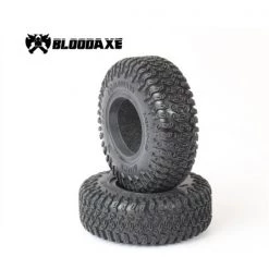 Pitbull RC - Braven Bloodaxe 3.45x1.11-1.55" Scale Tires, Alien Kompound, W/ Foams (2)