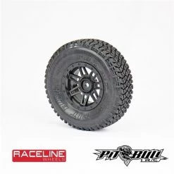 Pitbull RC - PBX A/T Hardcore 1.9 Scale Tires With Foam Inserts, Alien Compound