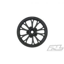 Pro-Line Racing - Pro-Line Pomona Drag Spec 2.2" Black Front Wheels (2) For Slash