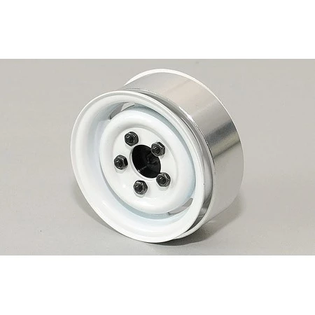 RC4WD - 1.55" Landies Vintage Stamped Steel Beadlock Wheels (White 3 RC4WD - 1.55" Landies Vintage Stamped Steel Beadlock Wheels (White