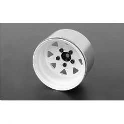 RC4WD - 5 Lug Deep Dish Wagon 1.9 In Steel Stamped Beadlock Wheels (White)