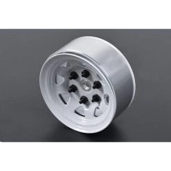 RC4WD - Stamped Steel 1.55" Stock White Beadlock Wheel