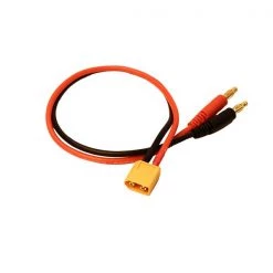 Racers Edge - Charge Adapter: Male XT60 To Male 4mm Bullets-300mm Wire