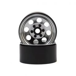 SSD - RC 8 Hole 1.9” Steel Beadlock Wheels (Chrome)