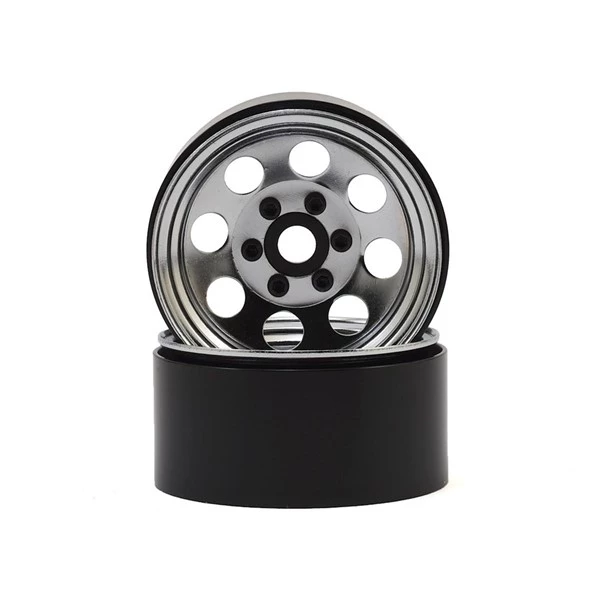 SSD - RC 8 Hole 1.9” Steel Beadlock Wheels (Chrome) 3 SSD - RC 8 Hole 1.9” Steel Beadlock Wheels (Chrome)