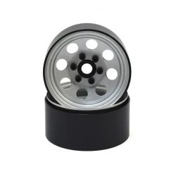 SSD - RC 8 Hole 1.9” Steel Beadlock Wheels (Silver)