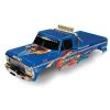Traxxas - Body, Bigfoot No. 1, Blue-x, Officially Licensed Replica (painted, Decals Applied) -Outlet Pieces Store Traxxas Body Bigfoot No 1 blue x Officially 1604
