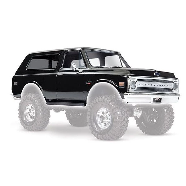 Traxxas - Body, Chevrolet Blazer (1969), Complete (black) (includes Grill, Side Mirrors, Door Handles, Windshield Wipers, Front & Rear Bumpers, Decals) 3 Traxxas - Body, Chevrolet Blazer (1969), Complete (black) (includes Grill, Side Mirrors, Door Handles, Windshield Wipers, Front & Rear Bumpers, Decals)