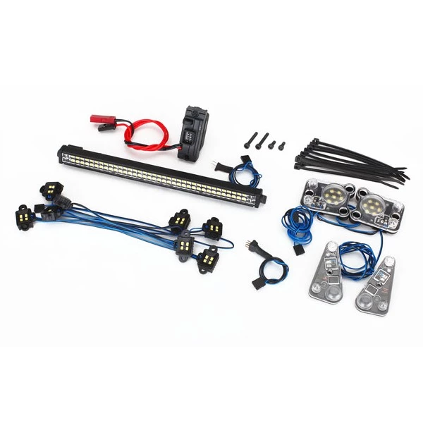 Traxxas - LED Light Set, Complete (contains Rock Light Kit, LED Lightbar (Rigid), LED Headlight/tail Light Kit, Power Supply, And 3-in-1 Wire Harness) (fits #8011 Body) 3 Traxxas - LED Light Set, Complete (contains Rock Light Kit, LED Lightbar (Rigid), LED Headlight/tail Light Kit, Power Supply, And 3-in-1 Wire Harness) (fits #8011 Body)