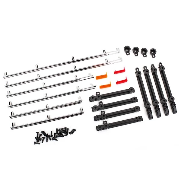 Traxxas - Side Trim, Left & Right (chrome)/ Retainers/ LED Lens/ 2 3 Traxxas - Side Trim, Left & Right (chrome)/ Retainers/ LED Lens/ 2