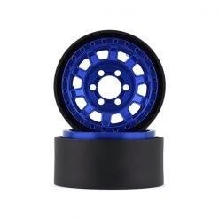 Vanquish - Products KMC 1.9 KM236 Tank 1.9 Beadlock Crawler Wheels (Blue) (2)