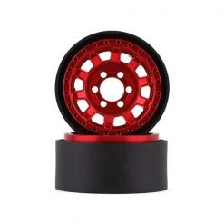 Vanquish - Products KMC 1.9 KM236 Tank 1.9 Beadlock Crawler Wheels (Red) (2)
