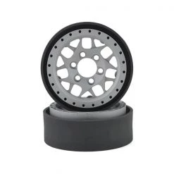 Vanquish - Products KMC XD127 Bully 1.9 Beadlock Crawler Wheels (Silver) (2)