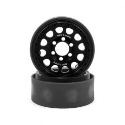 Vanquish - Products Method 105 1.9 Beadlock Crawler Wheels (Black/Silver) (2)